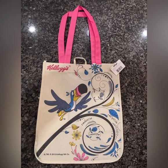 Kellogg’s 2013 Reusable Grocery Tote Bags Set of 4 Cereal Mascot Collection - Picture 6 of 14